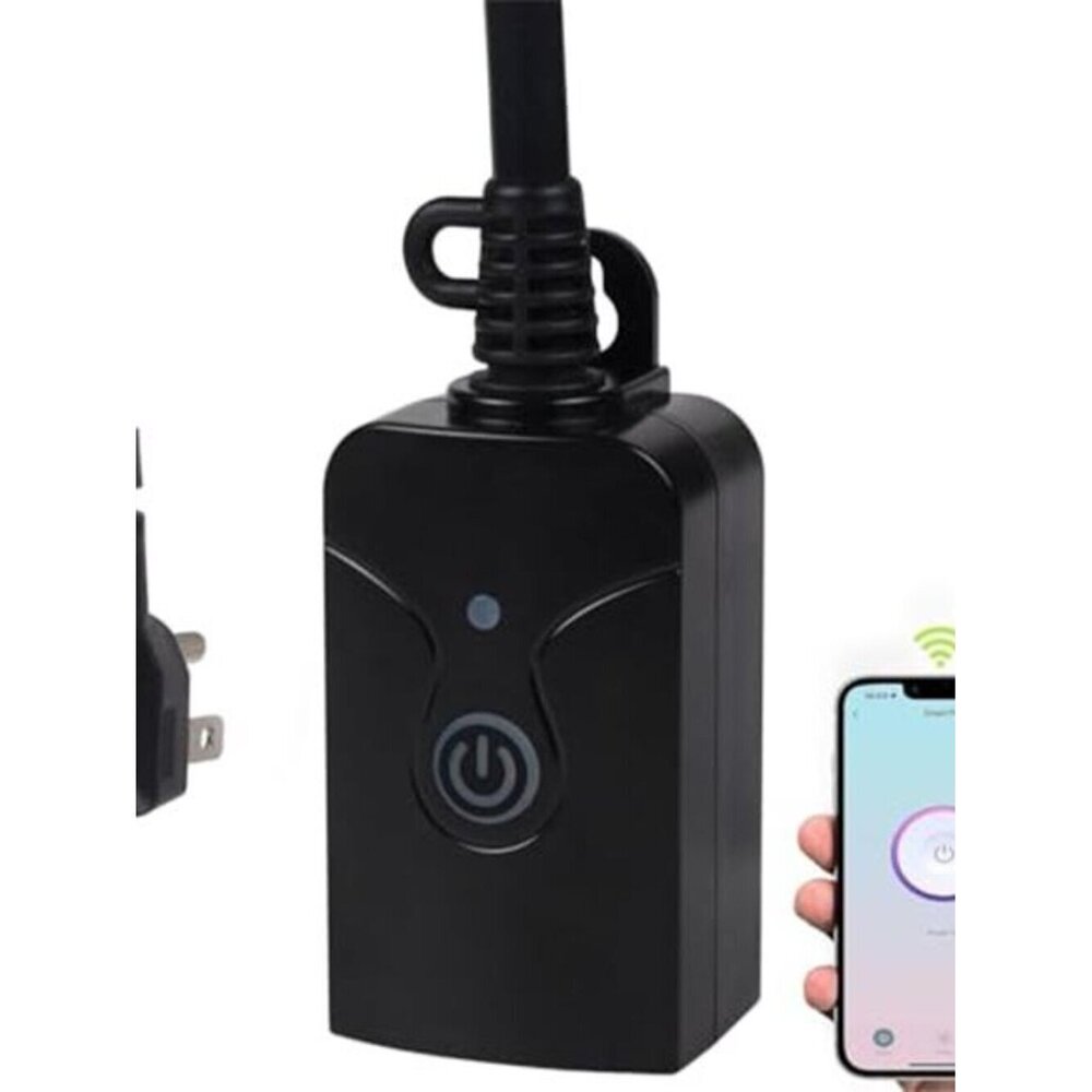 Smart WiFi Outdoor Plug Heavy Duty Weatherproof Timer
